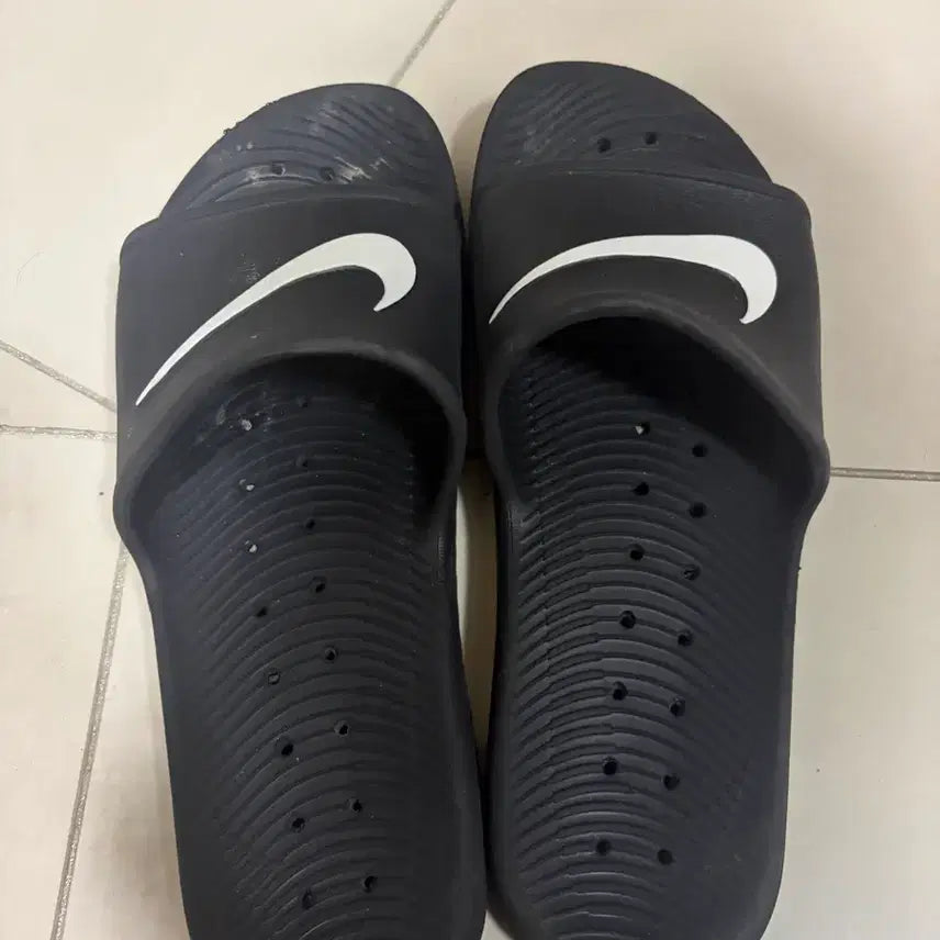 [BUNJANG] Nike Kawa Shower Slide Black 280 / 나이키 카와 샤워 슬라이드 블랙 280