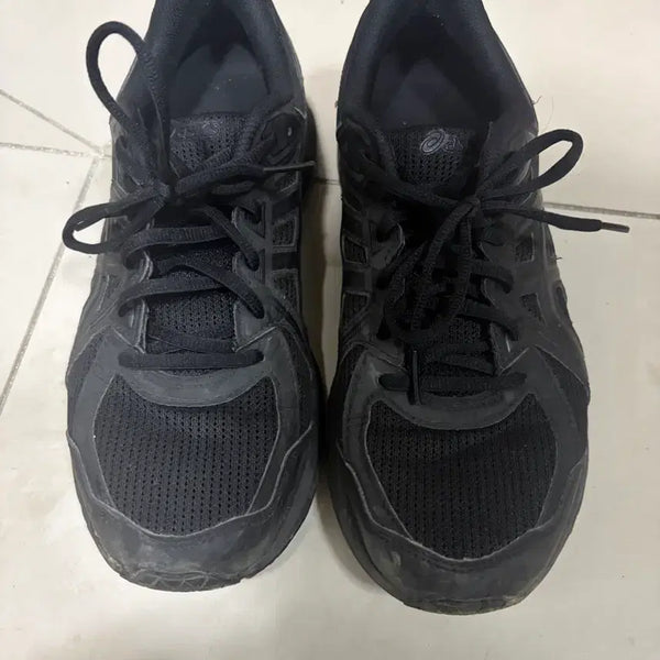 [BUNJANG] Asics Jog 100 2 Black Shoes / 아식스 조그 100 2 블랙 275