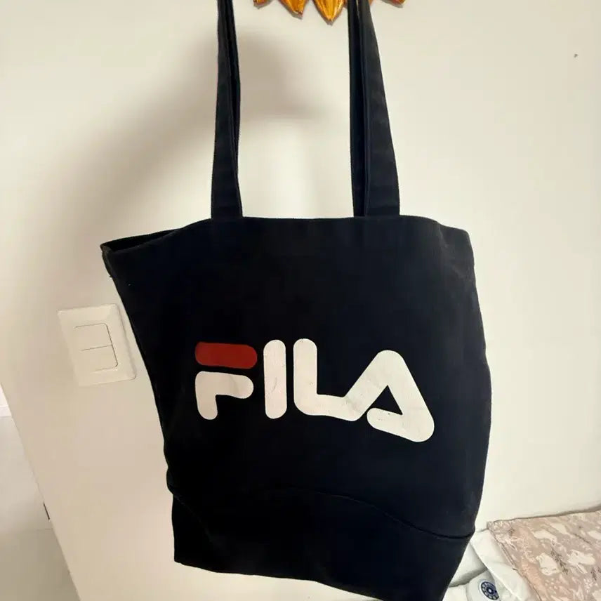 [BUNJANG] Fila Black Tote Bag / 가방