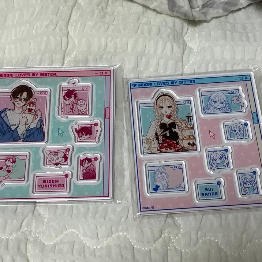 [BUNJANG] Ann's Midori-kun Pop-Up Acrylic Bundle Set / 언니의 미도리군 팝업 아크릴 일괄