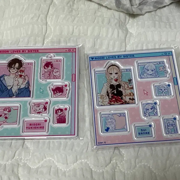 [BUNJANG] Ann's Midori-kun Pop-Up Acrylic Bundle Set / 언니의 미도리군 팝업 아크릴 일괄