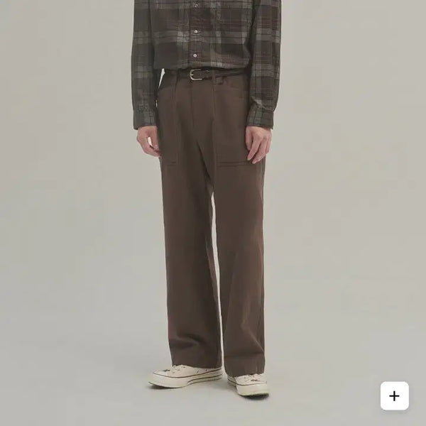 [BUNJANG] The Row Corduroy Check Shirt Brown (Size 3) / [3] (새상품) 인더로우 코드 체크 셔츠 브라운