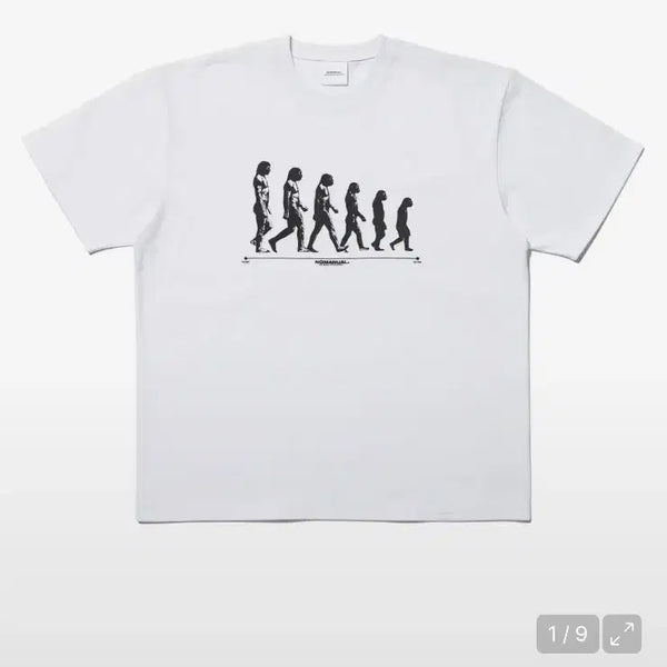 [BUNJANG] L Manual DGN T-shirt White Short Sleeve / L 노매뉴얼 DGN 티셔츠 화이트 반팔
