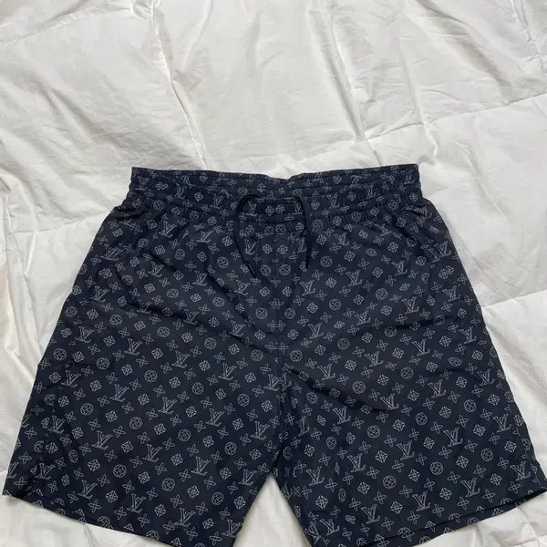 [BUNJANG] Louis Vuitton Monogram Pattern Shorts Black / 루이비통 모노그램 패턴 반바지 블랙