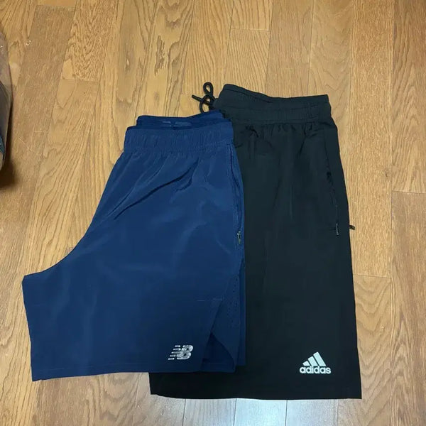 [BUNJANG] New Balance Running Shorts L + Adidas Pants XL Bundle / 최상퀄.일괄)뉴발 기능성런닝 팬츠L + 아디다스 4xl
