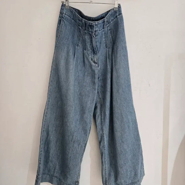 [BUNJANG] TIME 2024 Light Wash Denim Pants Size 67-98 / 타임 2024 데님 팬츠