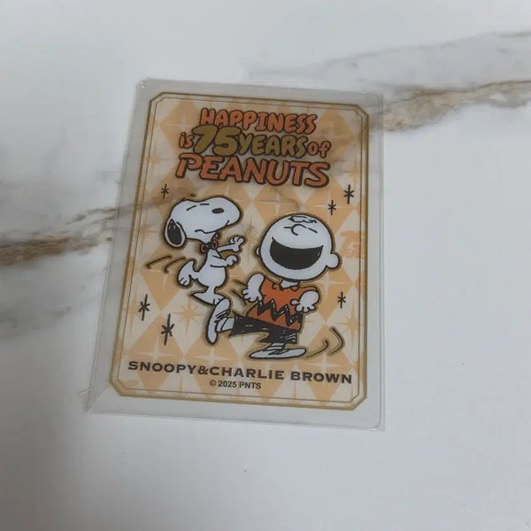 [BUNJANG] Snoopy 75th Anniversary Random Card / 스누피 75주년 기념 랜덤 카드