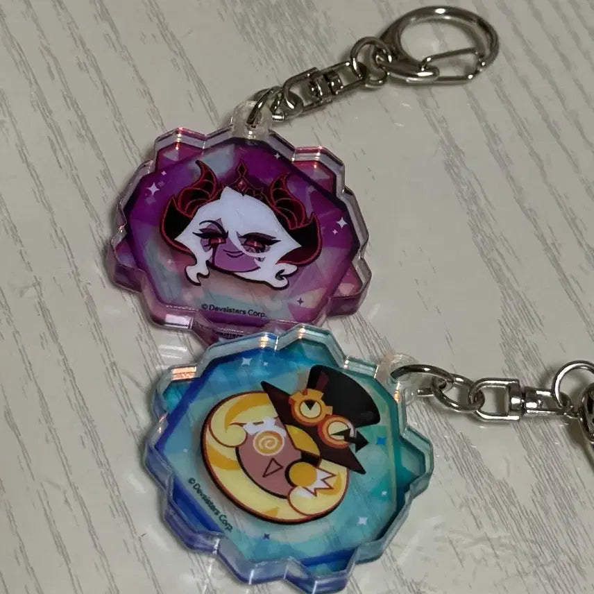 [BUNJANG] Cookie Run Kingdom Soulstone Keychain Dark Witch Time Keeper / 쿠키런 킹덤 영혼석 키링 어둠마녀 시간지기