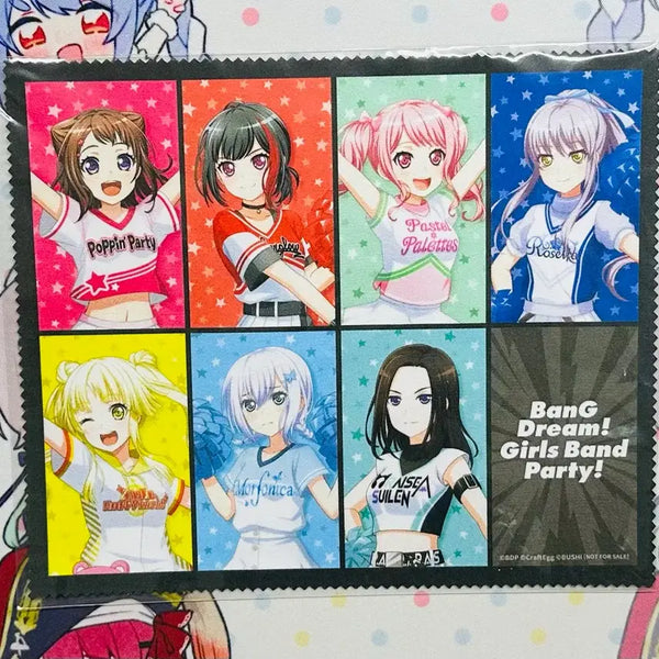 [BUNJANG] BanG Dream! Girls Band Party! Illustration Eyeglass Cleaner / 뱅드림 걸즈 밴드 파티! 안경닦이