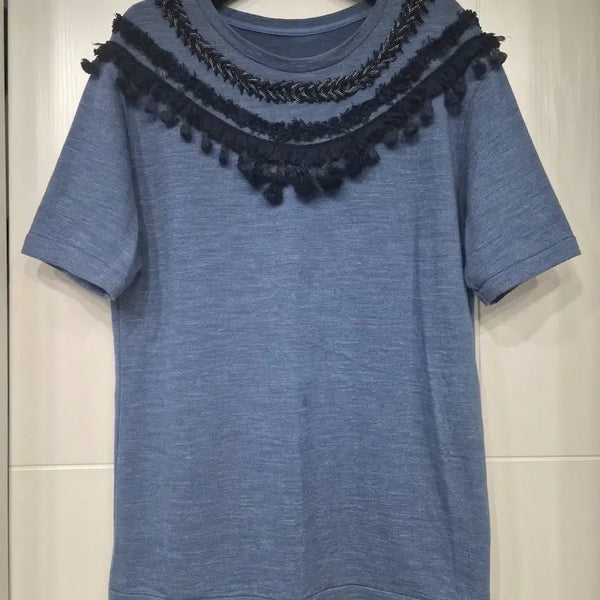 [BUNJANG] Juke Blue T-shirt / 쥬크 블루 티셔츠