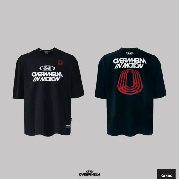 [BUNJANG] APDO Track Logo Short Sleeve T-Shirt (L) / 압도 트랙로고 반팔티 L