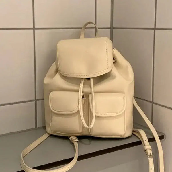 [BUNJANG] Baydeli Pocket Mini Backpack Black / 에이블리 베이델리 포켓 미니 백팩 블랙