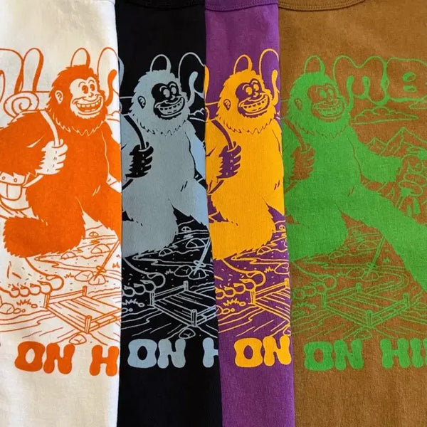 [BUNJANG] COLIMBO 26SS Norwalk Cotton Tee Bigfoot Hiking / 콜림보 26SS 노워크 코튼 티 빅풋 하이킹