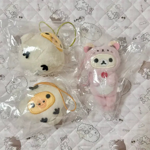 [BUNJANG] Rilakkuma Sea Otter Gacha Set with Korilakkuma and Kiiroitori / 리락쿠마 해달 가챠 코리락쿠마 키이로이토리 일괄