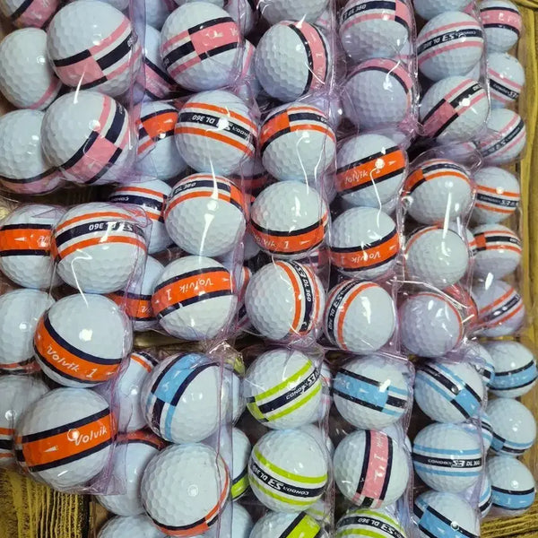 [BUNJANG] Volvik Condor S3 Lost Golf Balls (102 Count, Mixed Colors) / 볼빅콘도로s3 ,3ps 로스트볼 컬러혼합 102 필드용