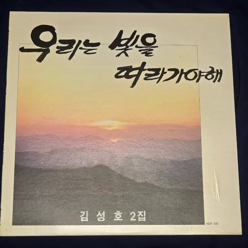 [BUNJANG] Kim Sung Ho 2nd Album - We Must Follow the Light (1991 Original First Press) LP / 김성호 2집 - 우리는 빛을 따라가야해 (1991년 오리지널 초반) 판매