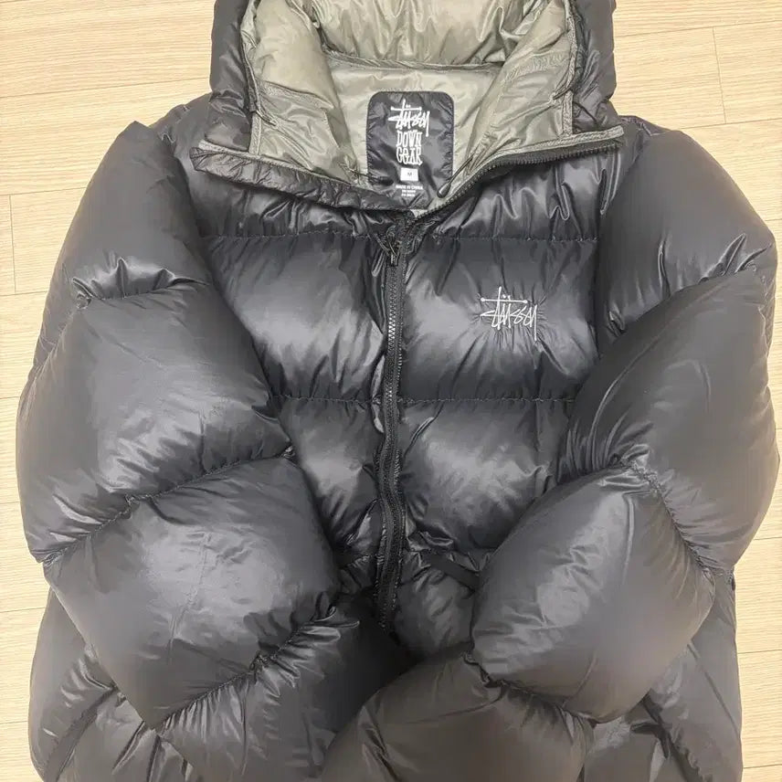 [BUNJANG] Stussy Ripstop Padded Jacket (M) / 스투시 립스탑 블랙 패딩[M]
