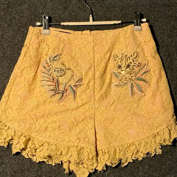 [BUNJANG] Japanese Vintage Y2k Gal Lace Shorts / 일본빈티지 Y2k 갸루 레이스 반바지