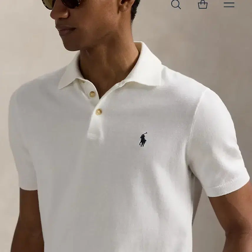 [BUNJANG] Polo Ralph Lauren Pima Cotton Short Sleeve Polo Shirt - Size L / 폴로 랄프로렌 피마코튼 카라티 반팔 티셔츠 L사이즈