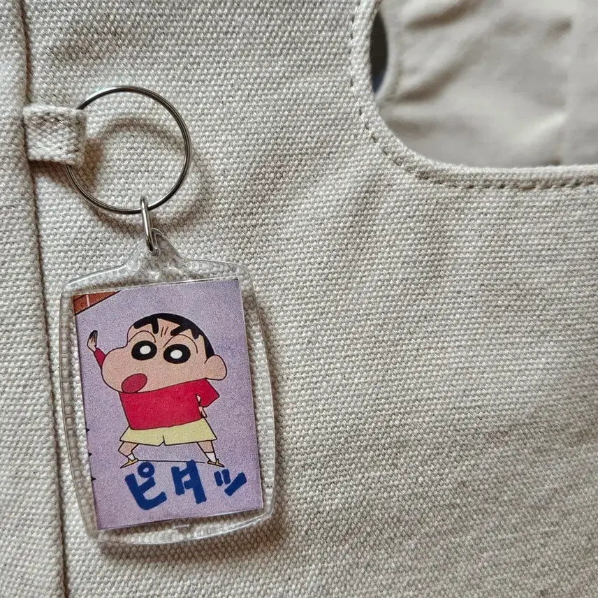 [BUNJANG] Crayon Shin-chan Scene Acrylic Keychain / [짱구는 못말려] 장면 키링
