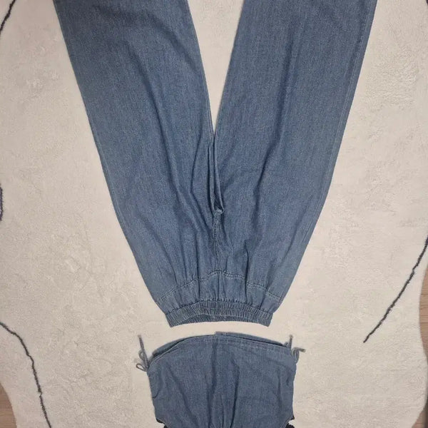 [BUNJANG] Wide Denim Set / 와이드 데님 셋트
