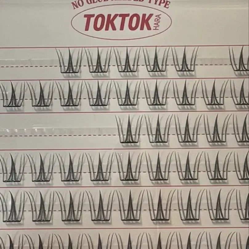 [BUNJANG] Corinco Tok Tok Hara No-Glue Eyelashes (Cherry Coke) / 코링코 톡톡 하라 속눈썹 노글루