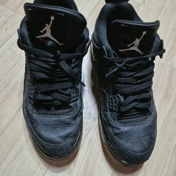 [BUNJANG] Air Jordan 4 Retro SE 'Black Cat' / 에어조던4 리트로 SE,검흰,블랙
