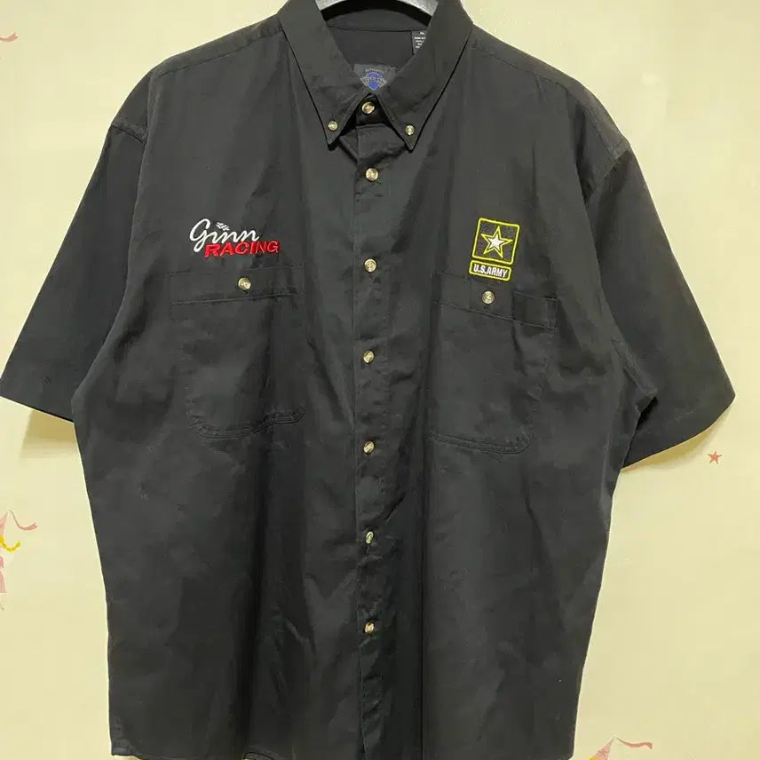 [BUNJANG] Nascar US Army Racing Work Shirt / 나스카 US ARMY 레이싱 워크셔츠