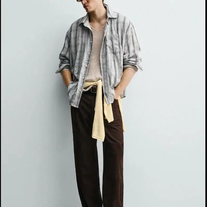[BUNJANG] Zara Check Relaxed Fit Shirt XL / ZARA자라 체크 릴렉스핏 셔츠 XL