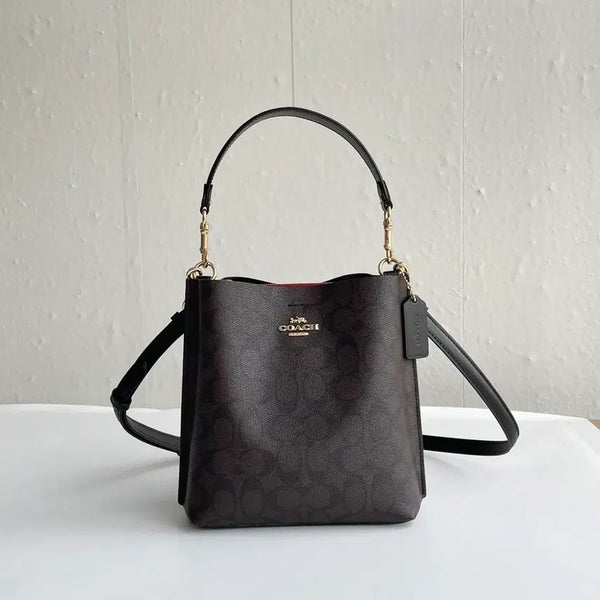[BUNJANG] Coach Signature Pattern Shoulder Tote Bag / 코치 숄더 겸 토트백