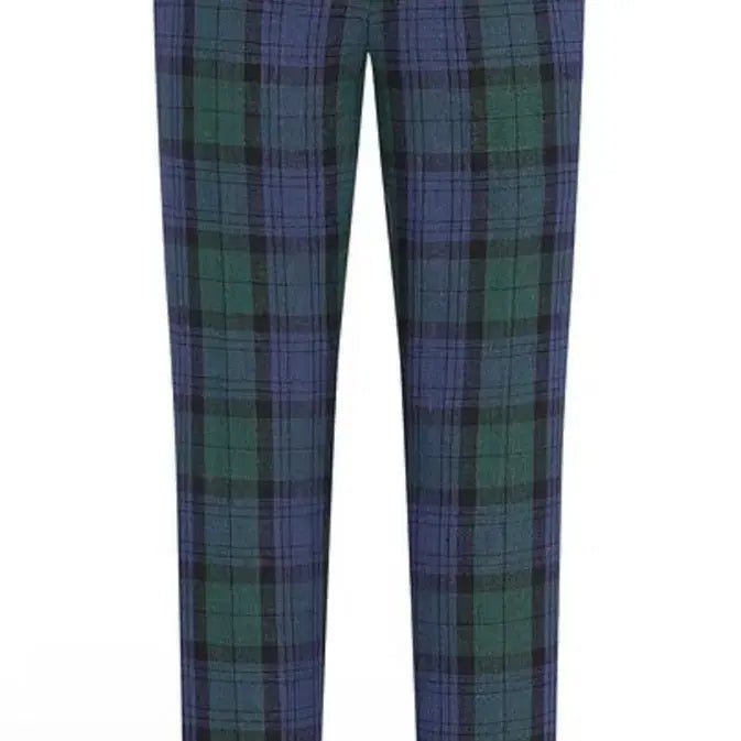 [BUNJANG] MOTB Man on the Moon Black Watch Check Island Linen Pants Size 48 / [MOTB 맨온더분] 블랙워치 체크 아일랜드 린넨 팬츠 48