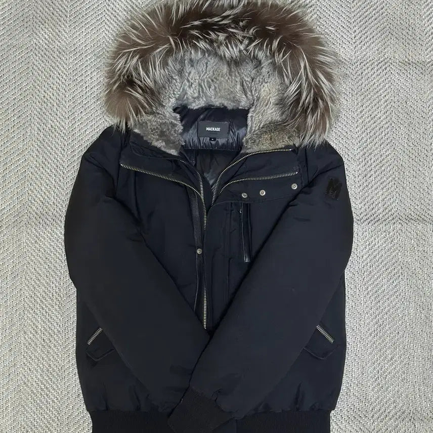 [BUNJANG] Mackage Dixon Silver Fur Padded Jacket (Size 38) / [새상품급/38 size] 맥케이지 딕슨 실버퍼 패딩
