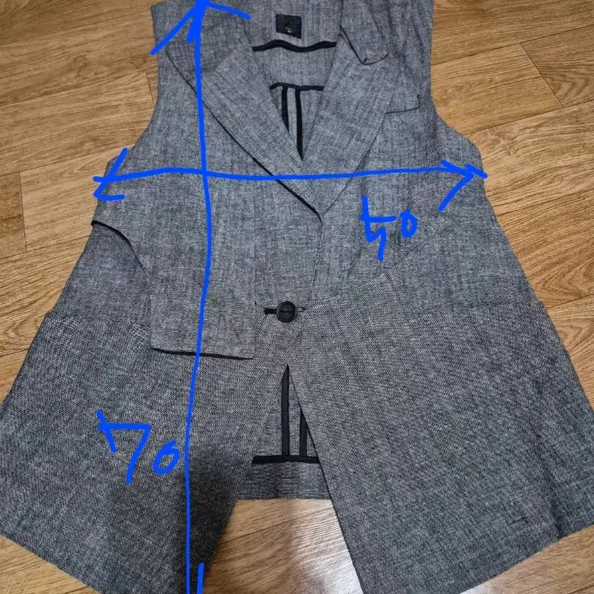 [BUNJANG] PAT Women's 100% Cotton Vest Size 100 / PAT 면 100% 여성 베스트(조끼) 100사이즈