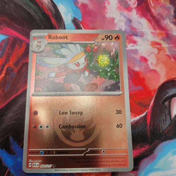 [BUNJANG] Pokemon Card North America Raboot 037/217 / 포켓몬 카드 북미 염버니 (Raboot) 037/217