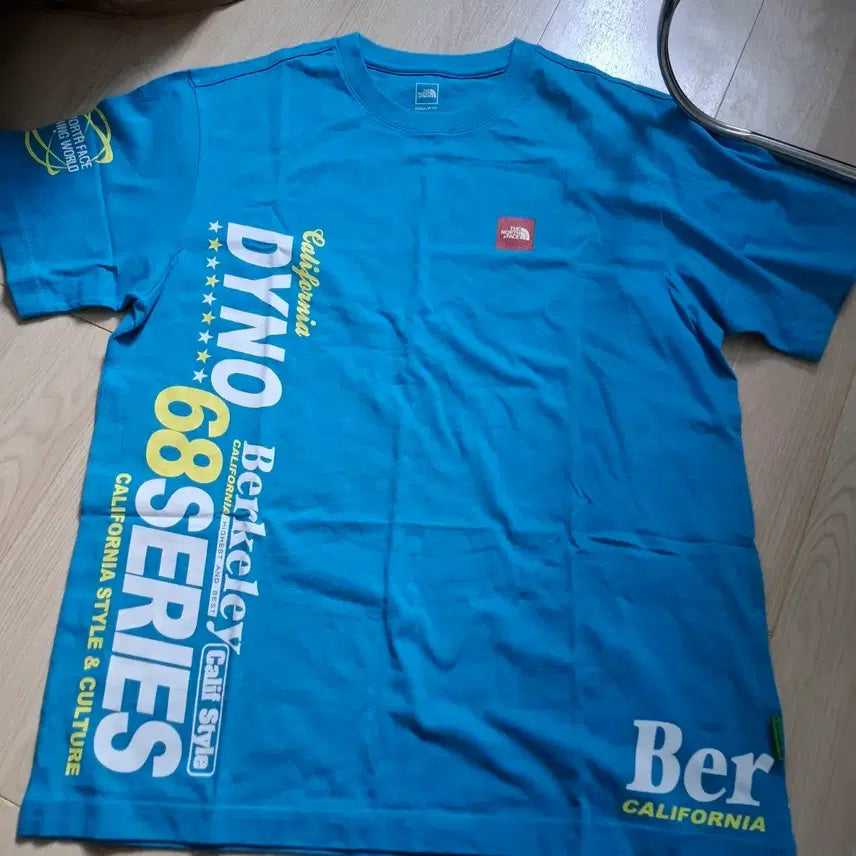 [BUNJANG] The North Face Blue California T-Shirt / 노스페이스 반팔티 블루 캘리포니아