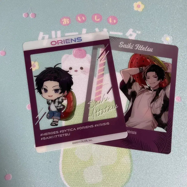 [BUNJANG] Saiki Itetsu Seaside House Clear Card Set (2 Types) / 사이키 잇테츠 바다의집 클리어카드 2종