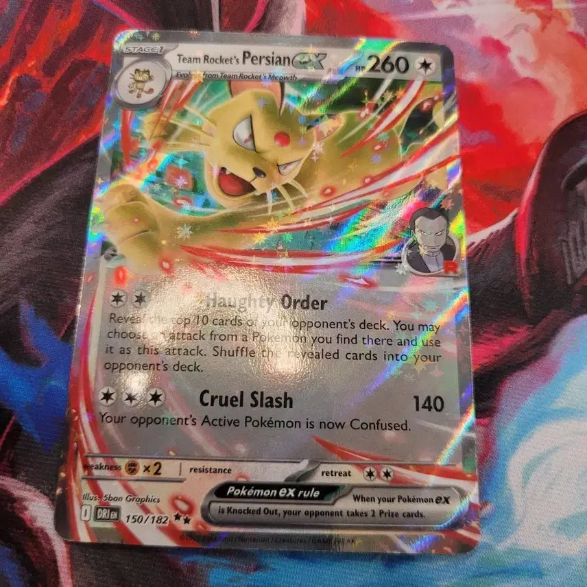 [BUNJANG] North America Pokemon Card Team Rocket's Persian EX 150/182 / 포켓몬 카드 북미 팀 로켓의 페르시온 EX 150/182