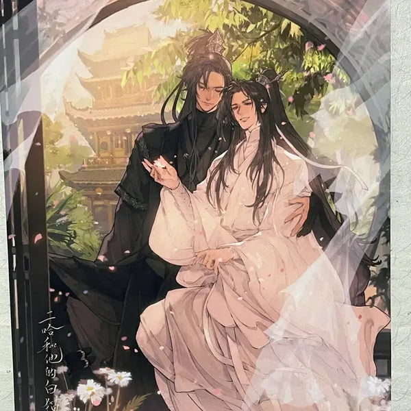 [BUNJANG] Li Hua Ta De Bai Miao Si Zun Er Ha Large Official Scroll Tapestry / 이합화타적백묘사존 얼하 대형 공식 족자봉 태피스트리