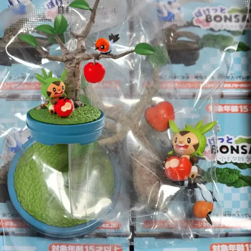 [BUNJANG] Pokemon Re-Ment Bonsai Collection Vol. 2 Chespin & Fletchling Figure / 포켓몬스터 리멘트 피규어 분재 컬렉션 2탄 도치마론 화살꼬빈
