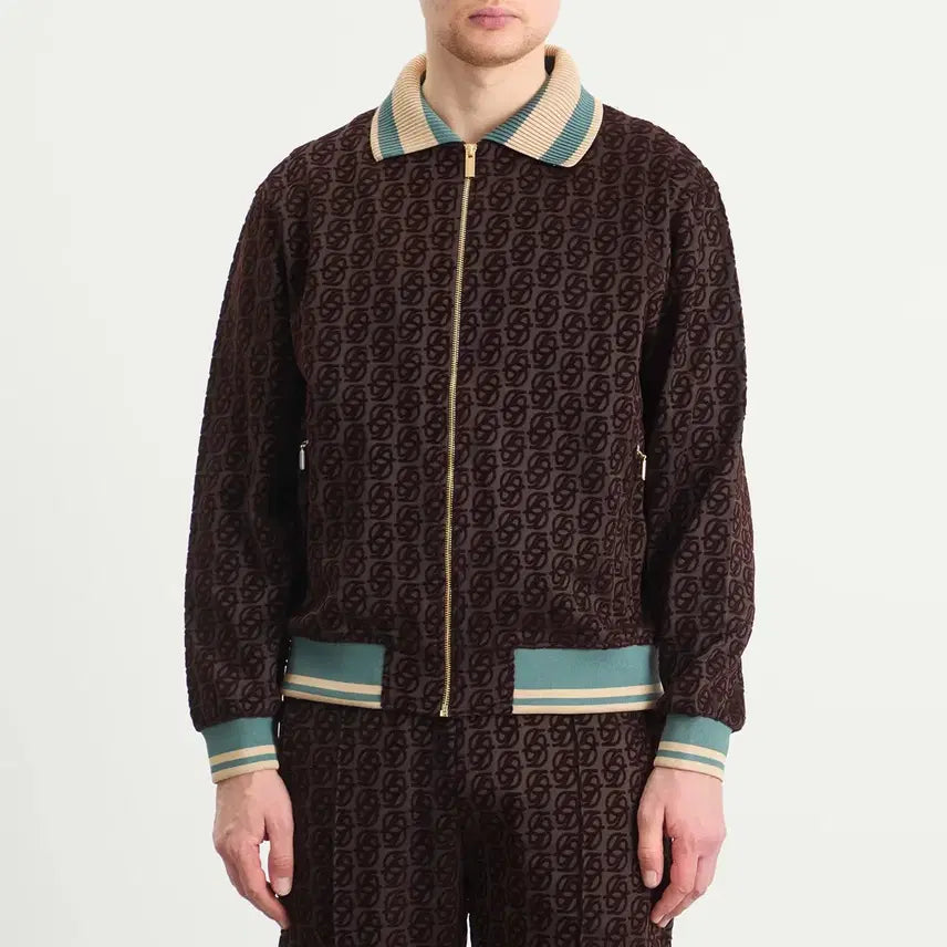 [BUNJANG] Drole de Monsieur Monogram Track Jacket M / 드롤 드 무슈 모노그램 트랙자켓 M