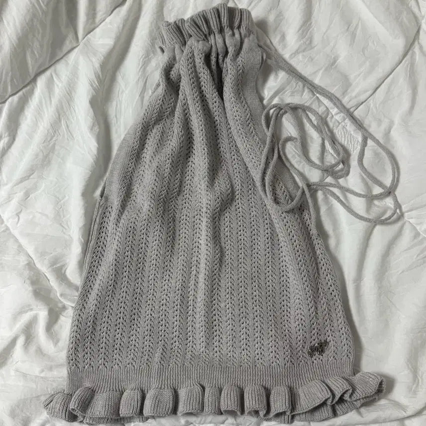 [BUNJANG] Soft Seoul Top Halterneck (Gray) / 소프트서울 탑 홀터넥