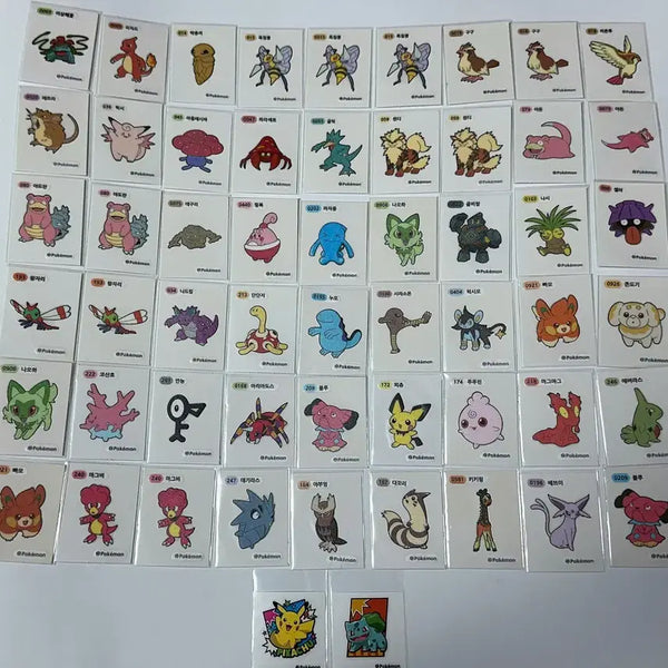[BUNJANG] Pokemon Bandori Stickers / 포켓몬스터 포켓몬 띠부씰