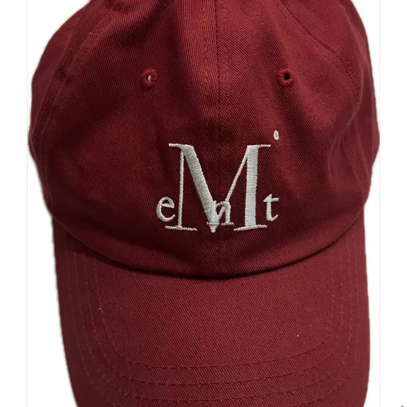 [BUNJANG] Musent Burgundy Ball Cap / 무센트 버건디 볼캡