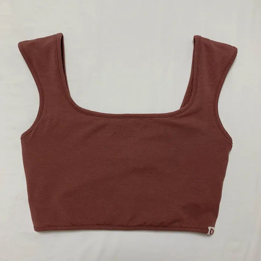 [BUNJANG] Buddy Moodra Square Bralette (Marsala, Size S) / 미착용) 부디무드라 스퀘어 브라탑