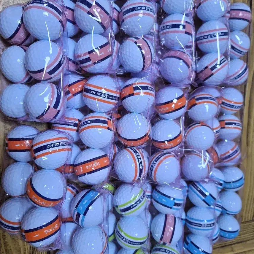 [BUNJANG] Volvik Condor S3 Lost Golf Balls (102 Count, 3-Piece) / 볼빅콘도르s3 , 로스트볼 102 알 3ps 라운딩용