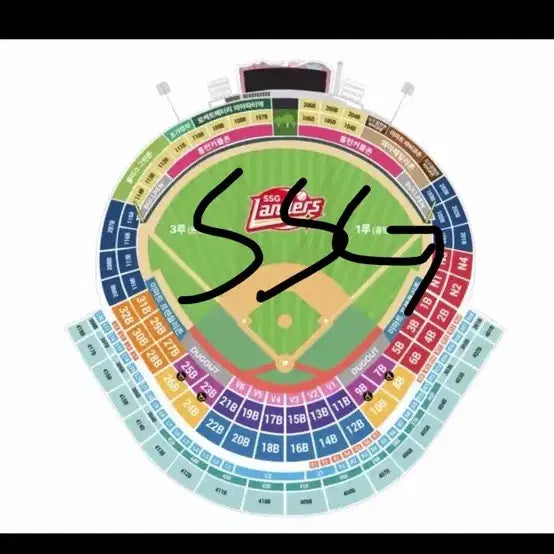 [BUNJANG] SSG Landers vs. Samsung Lions Baseball Game Tickets / SSG랜더스 vs 삼성 3일4일5일 경기