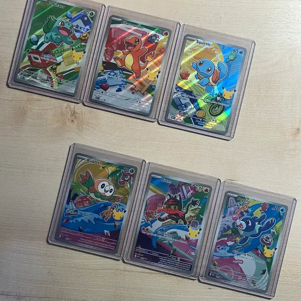 [BUNJANG] Pokemon 30th Anniversary North American Edition First Partner 1st & 7th Gen Cards / 북미판 30주년 퍼스트 파트너 1세대 / 7세대