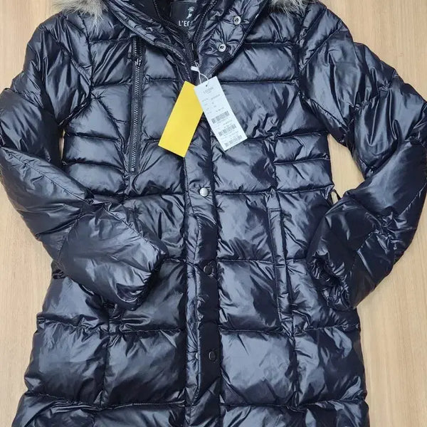 [BUNJANG] L'ECCOVE Women's Goose Down Long Padding Black S Size / [새상품] L'ECCOVE 여성 구스 다운 롱패딩 블랙 S사이즈