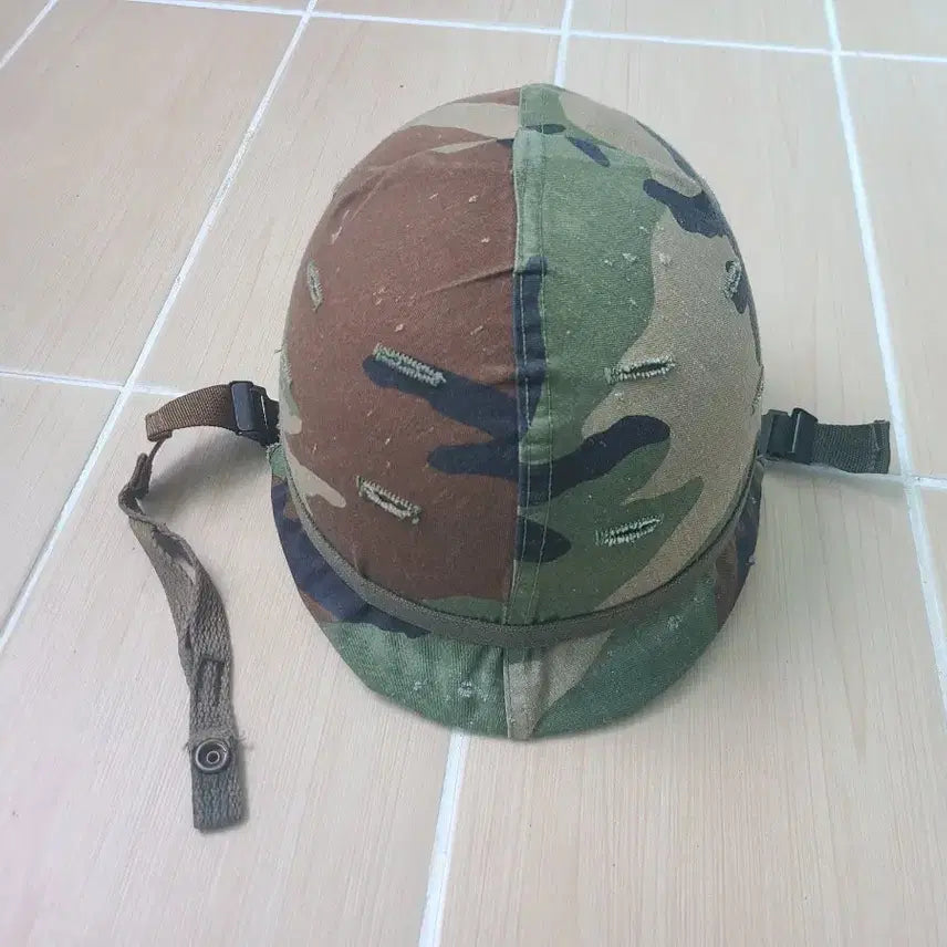 [BUNJANG] US Army M1 Steel Helmet Camouflage Vintage / 미군 m1 철모