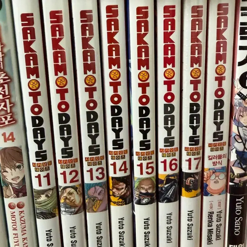 [BUNJANG] Sakamoto Days Volumes 11-17 Killer's Way Set / 사카모토 데이즈 11-17권 킬러들의 방식 세트